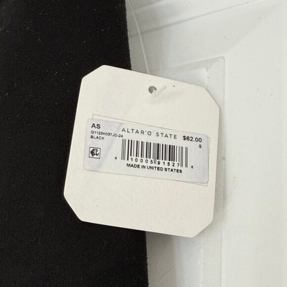 Altar’d State Black Suede Mini Skirt - Picture 4 of 7